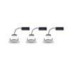 Paulmann Coffer, zinc, 6.8 W, Turned Aluminium