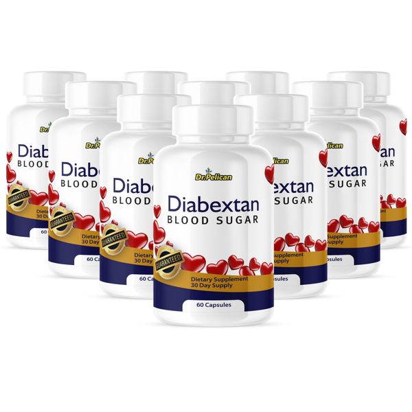 Diabextan- Blood Support- 10 Bottles- 600 Capsules