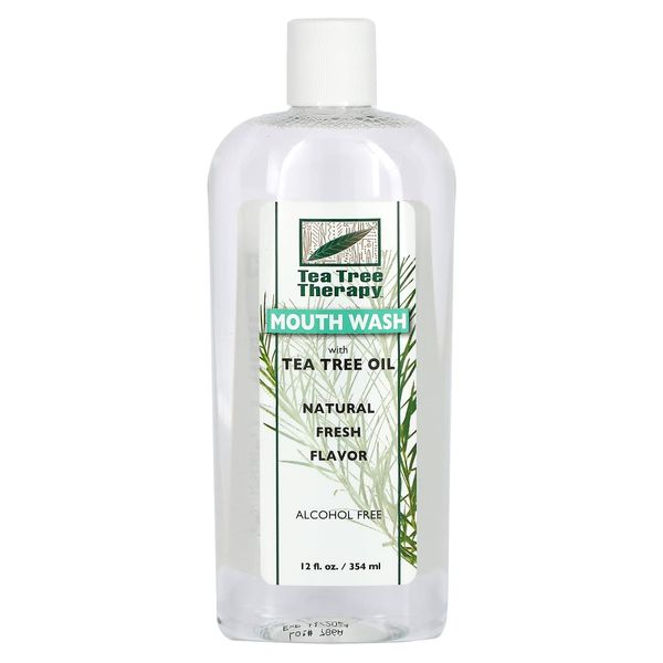 Tea Tree Mouthwash Alcohol Free-12 Ounce (3 Pack)