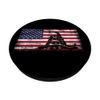 Gadsden Flag Snake Design - American Pride - USA PopSockets Swappable PopGrip