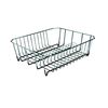 APOLLO Chrome Rectangular Dish Drainer with cutlery holder, 364x314x120 mm 1523