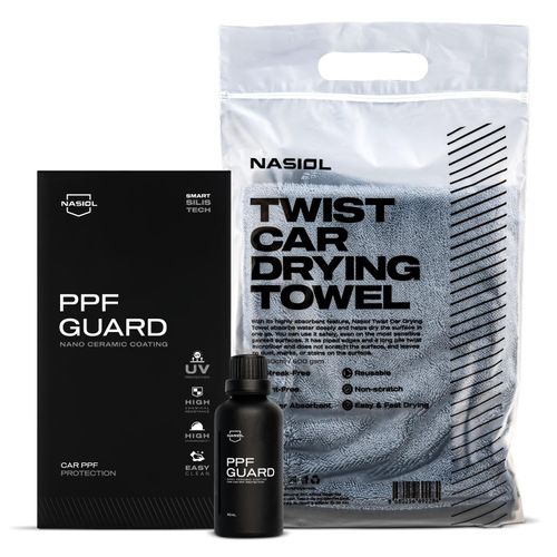 Nasiol PPFGuard Nano Ceramic Coating and Drying Towel Set