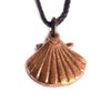 Bronze Scallop Pendant