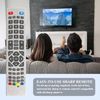 Replacement Sharp Remote Control Compatible with Sharp LCD LED 3D HD Smart TV, No Setup Required(SHW/RMC/0105)