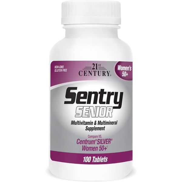 Sentry Senior Women 50 plus Tablets, 100 Count (27542)