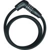 ABUS cable lock Tresor 6412C - Combination lock, individually adjustable - Steel cable with plastic coating - security level 4