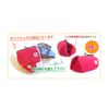 Watna Canvas Pouch Cosmetic Pouch, Size 3.5, S, red, (ruby)