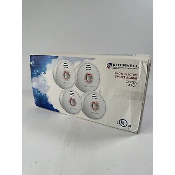 4x Siterwell Fire Sentry Smoke Detector Alarm with Sealed HOT SALE