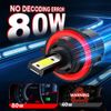 For Ford Expedition 2007-2014 4X 6000K LED Headlight Hi/Lo+Fog Light Bulbs Combo