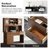 TsunNee 24PCS Vintage Cabinet Knobs, Chic Drawer Knobs, Antique Style Kitchen Cupboard Handles, 30mm Round Furniture Door Knobs, Black