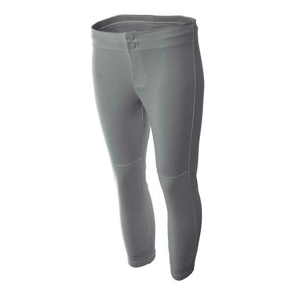 A4 Youth Softball Pant, XS, Grey