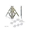 Friction Stay Hinge 4mm Packers to Increase Stack Height by 4mm - 4mm Packer x 6 (Six)