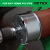 Metex Chamf 110mm PVC Plastic Soil Drainage Pipe Chamfer Tool - Power Drill Mounted