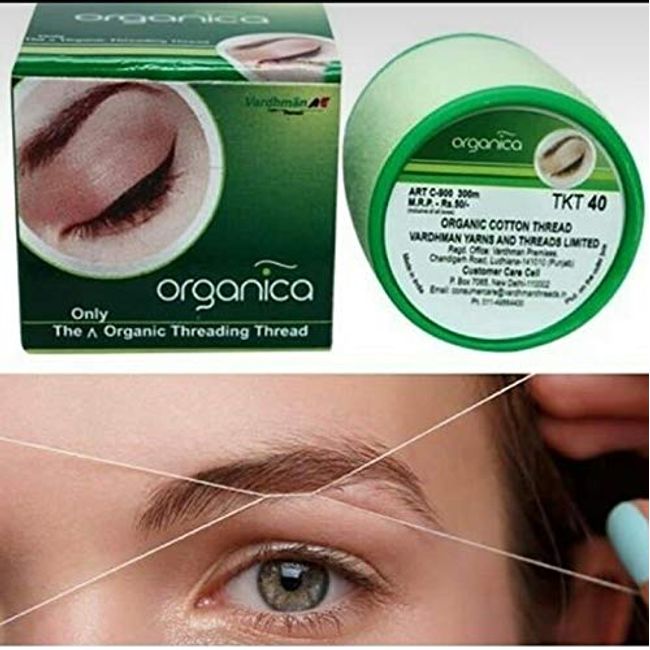 Cotton Vardhman Organica Eyebrow Thread, For Professional, Large