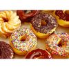CafePress Assorted Delicious Donuts Scroll Ornament 4" x 2.75"