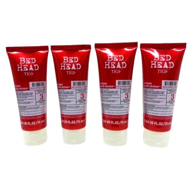 ( LOT 4 ) Bed Head by TIGI Urban Anti-Dotes #3 Resurrection Shampoo 2.54 oz Each