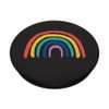 Children's Rainbow Black PopSockets with Interchangeable PopGrip