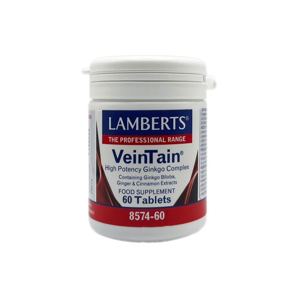 Lamberts Veintain (Ginkgo 6000mg Plus Cinnamon & Ginger) 60 Tablets
