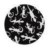 Cute Lizard White Black Soft PopSockets Adhesive PopGrip