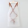 Bombinate Restaurant Apron with Pockets, Waterproof, Plastic, Kitchen, Transparent PVC, white