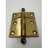 Door Hinge 3” X  2-1/2”  Solid Brass Architectural Grade with Removable Pin