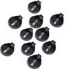 USA 20Pcs Button Coin Cell Battery Socket Holder Case Black CR2025 CR2032