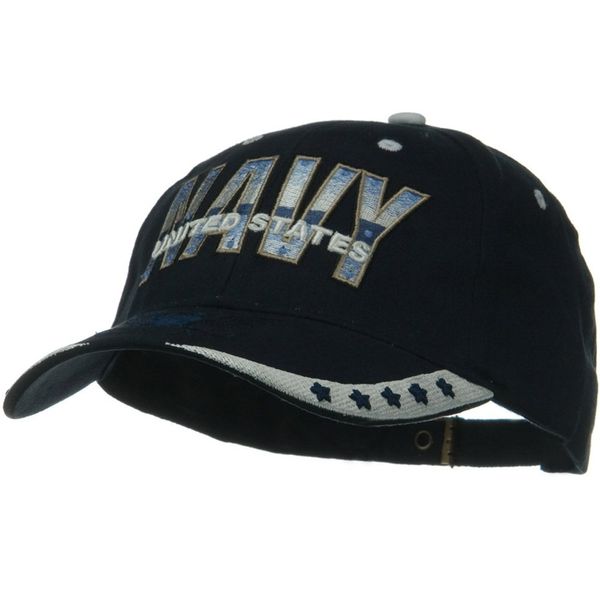 EAGLE CREST US Navy Cotton Cap - Navy Star OSFM