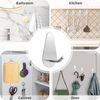16pcs 4 boxes 4盒 Towel Hooks, Adhesive Hooks for Hanging Towel Robe Coat
