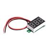 VKLSVAN 5pcs Small 2 Wire Red Digital Voltmeter 0.36 inch DC 2.5-30V LED Voltage Display Panel Meter