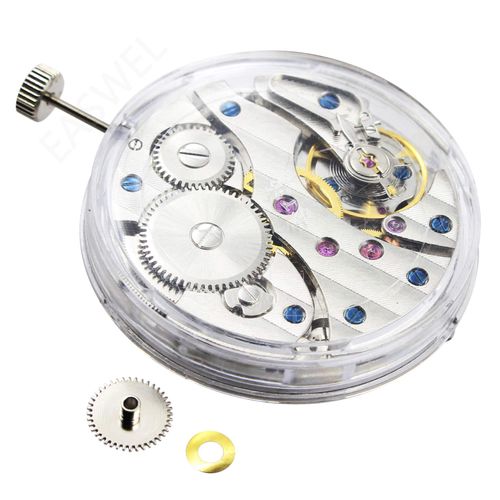 EASWEL 17Jewels Seagull ST36 ETA Unitas 6497 Movement and stem for Repair