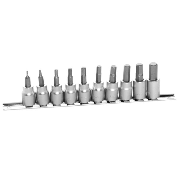 Performance Tool W1388 MET Hex Bit Socket Set, 10-Piece