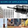 9 PCS Damaged Screw Extractor Set,6 PCS HSS 4341 Screw Extractor Remover Kit and