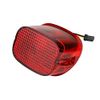 ‎Eagle Lights Flashing Strobe Squareback LED Tail Brake Light Kit for Harley Davidson - No Window/Red Lens