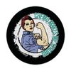 Chemo- Cervical Cancer Supporter Ribbon Mobile Stand PopSockets Swappable PopGrip