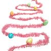 25' Pink and Yellow Garland with Easter Eggs - Unlit