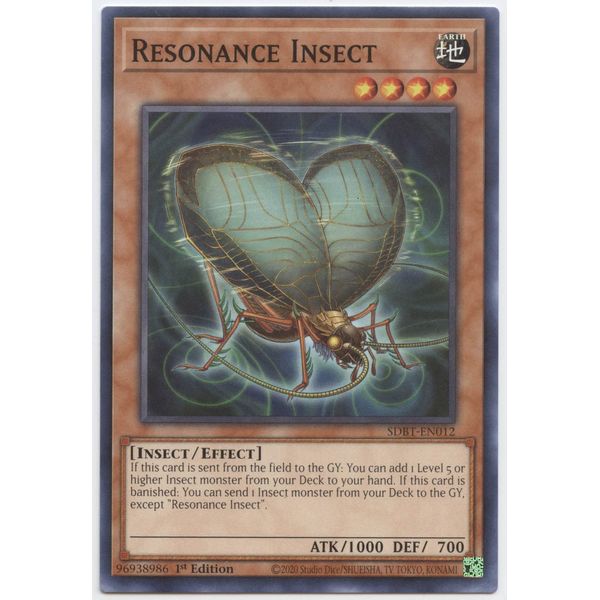 Resonance Insect - SDBT-EN012 - Common - 1st Edition
