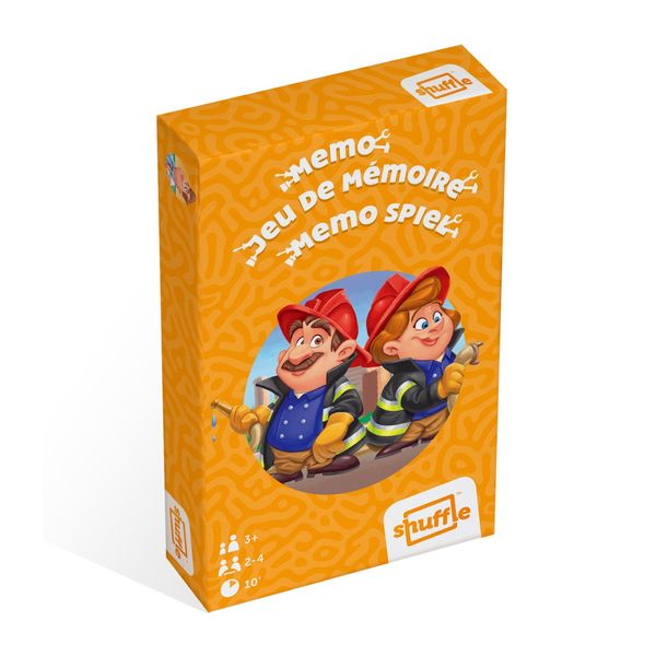 Shuffle Professions Memo Card Game