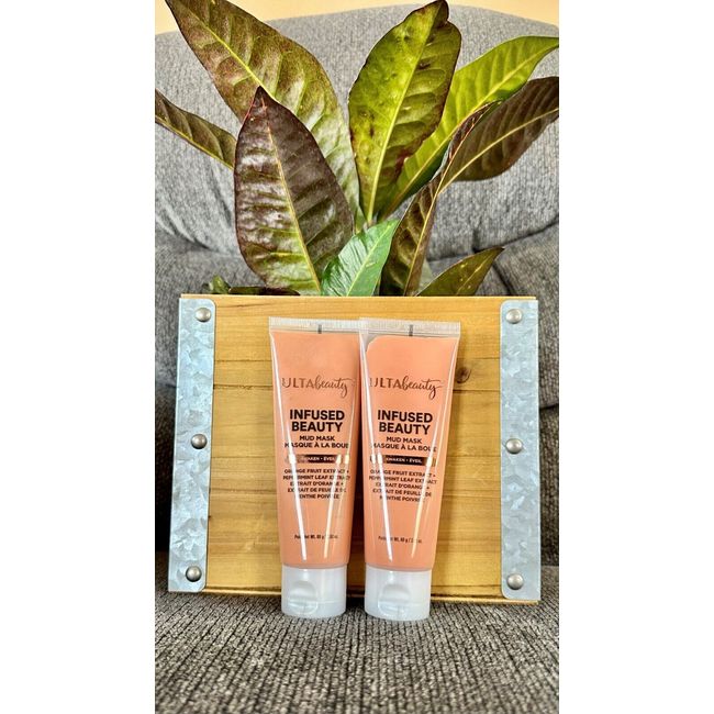 Set of 2 - ULTA BEAUTY Infused Beauty Mud Mask Orange Fruit&Peppermint Leaf-NEW