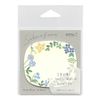 Tsukesen Paper Transparent Flower Pattern 19080006 Stylish Elegant Message
