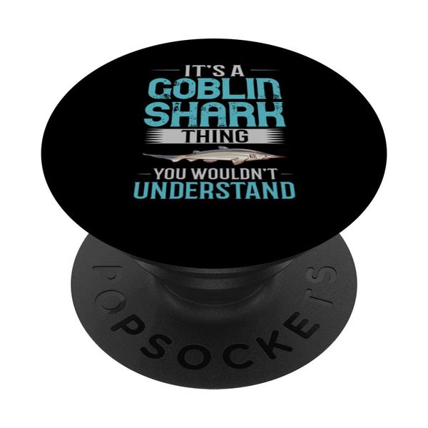 Goblin Shark Animal Tooth Funny Ocean PopSockets Swappable PopGrip