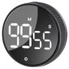 FGY Digital Timer with Large LED Display Magnetic Kitchen Timer for Cooking Baking (Black)