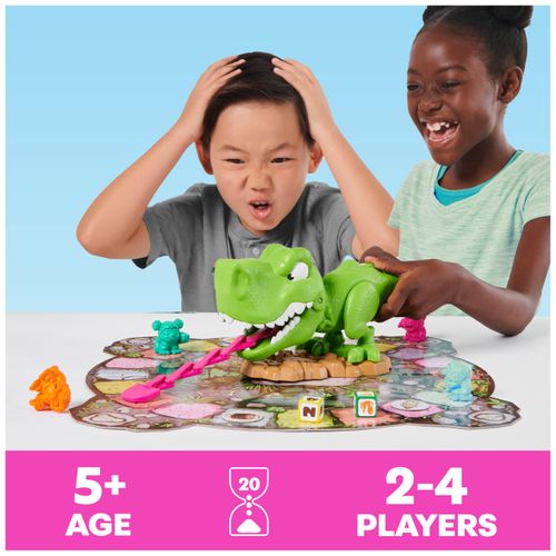 Snack-O-Saurus Rex – An Interactive Board Game for Snack Lovers & Dino Fans, Funny Family Game, Board Game for Family Game Night, for Kids Aged 5 & up