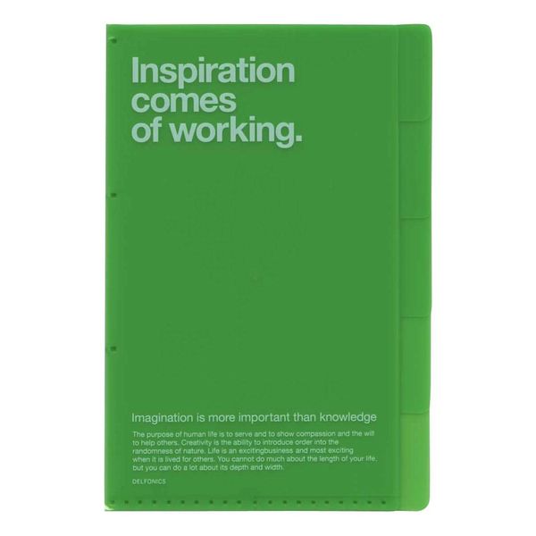 5 Part Holder A6 Diary Size [Green] with Clear Holder for SF20