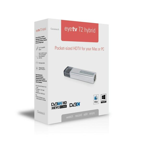Geniatech eyetv T2 Hybrid Signal Empfänger DVB-T/T2/C HD HEVC