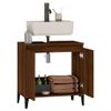 Myheimly Vanity Unit Oak Effect 58 x 33 x 60 cm Brown Oak