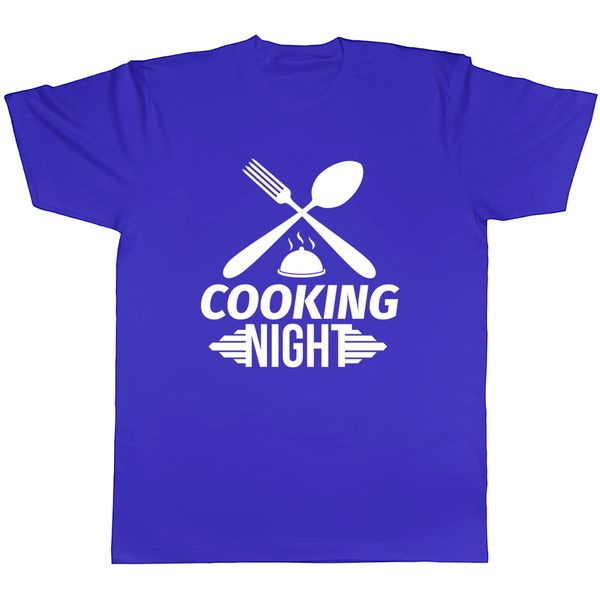 Shopagift Cooking Night T-Shirt Blue