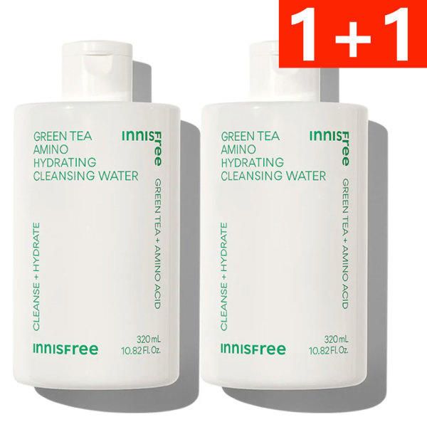 Green Tea Cleansing Water Amino Moisture 320ml 2pcs (1+1)