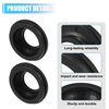 X AUTOHAUX 2 Pcs Front Upper Coil Spring Insulators 52000229 Rubber Black