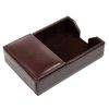 Dacasso A3609 4 x 6 Desktop Memo Holder, Dark Brown