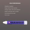 Sakura Solidified Paint Solid Marker, White (Box of 12),XSC-50